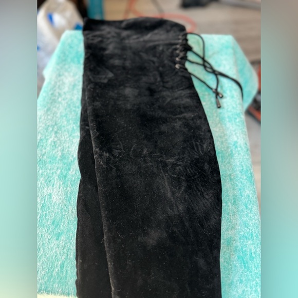 DBDK Fashion Over The Knees Stiletto Black Suede Boots - Picture 6 of 8